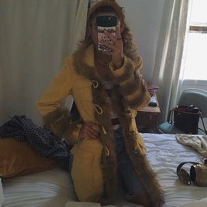 Vintage faux fur coat